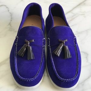 TOM FORD purple suede loafers *NEVER WORN*